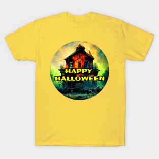 Haunted House Halloween T-Shirt